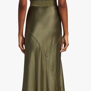 ATM Anthony Thomas Melillo Green Maxi Skirt